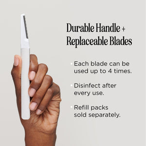 Dermaplaning Tool Kit with Replacement Precision Blades