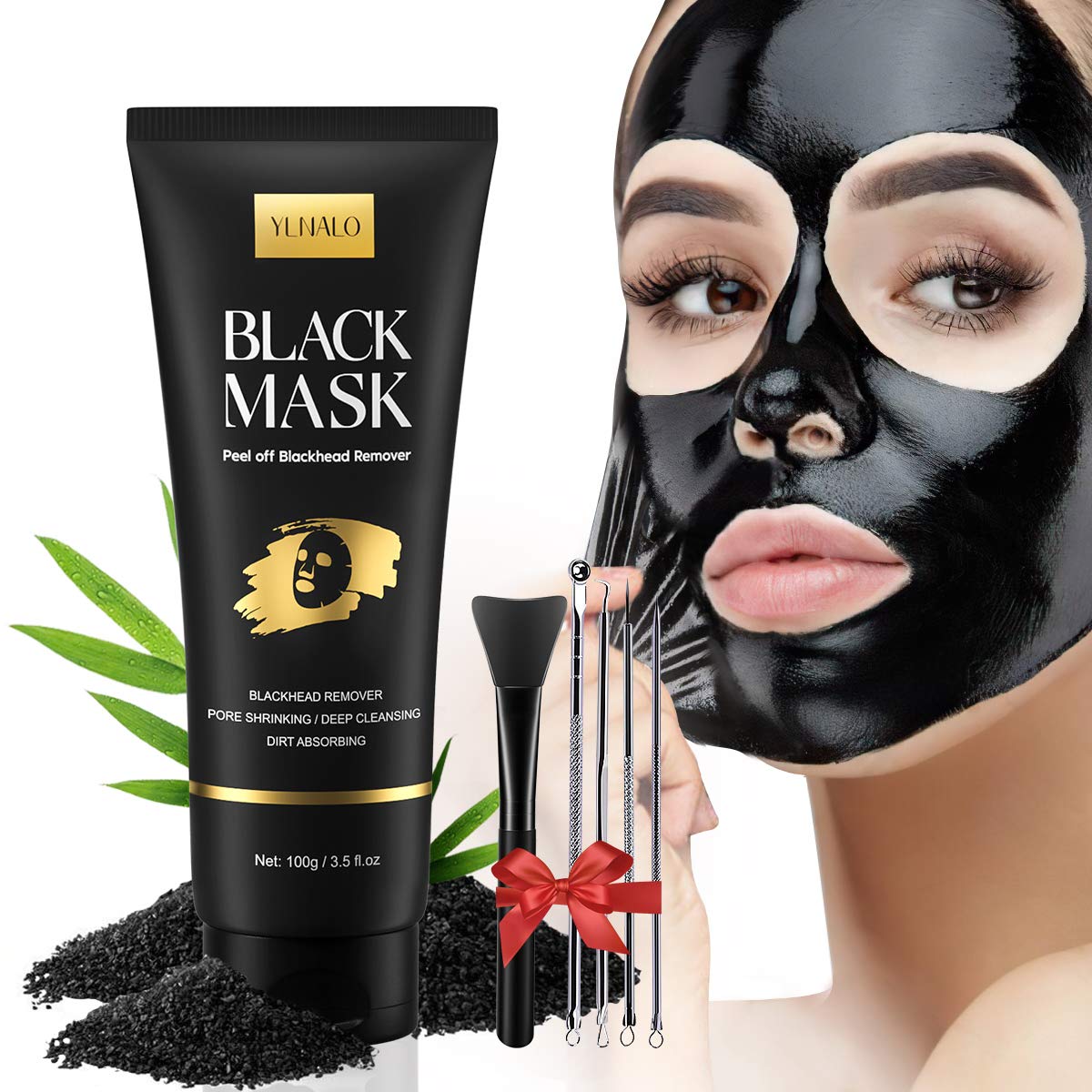 Charcoal Blackhead Peel-Off Mask & Pore Cleansing Kit