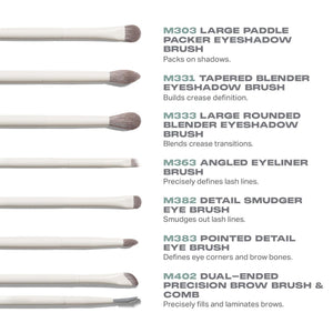 7-Piece Professional Eye Makeup Brush & Brow Tool Set