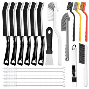Multifunctional Crevice, Grout & Straw Cleaning Brush