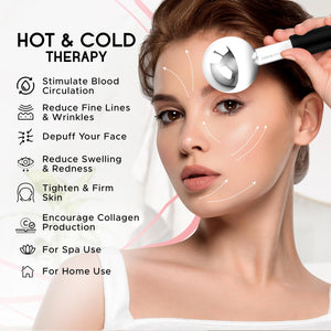 Steel Cooling Ice Globes for Face, Neck & Eye Massage