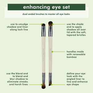 Enhancing Eye Makeup Brush Set for Blending & Definition