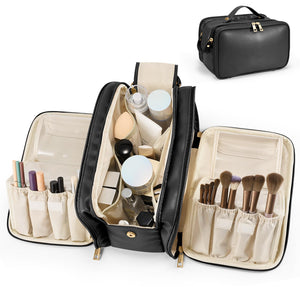 Large Capacity Travel Makeup & Cosmetic Organizer Bag