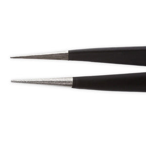 3-Piece Precision Tweezer Set with Fine, Angled & Blunt Tips