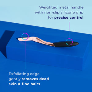 Dermaplaning Facial Razor Wand with Replacement Blades