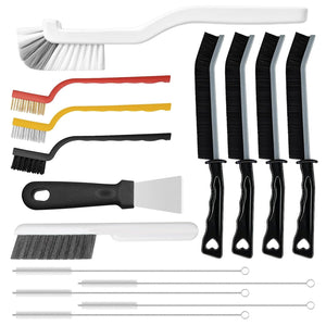Multifunctional Crevice, Grout & Straw Cleaning Brush