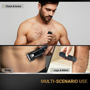 Rechargeable Body & Intimate Hair Trimmer for Men