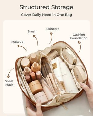 Women’s Travel Makeup & Toiletry Organizer Bag