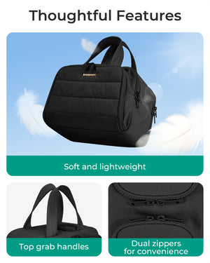 Puffy Travel Toiletry & Makeup Organizer Bag for Women