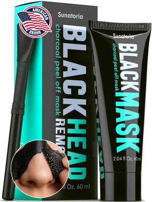 Charcoal Peel-Off Face Mask for Pore Cleansing & Oil Control