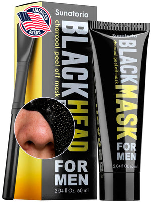 Charcoal Peel-Off Face Mask for Pore Cleansing & Oil Control