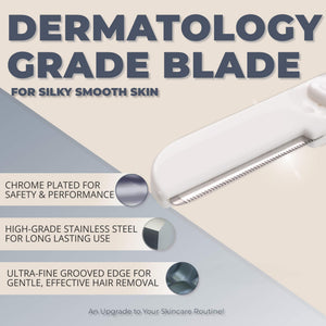 Manual Facial Shaving Razor for Smooth Hair Removal