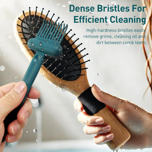 2-in-1 Hair Brush Cleaner & Rake for Hair and Dust Removal