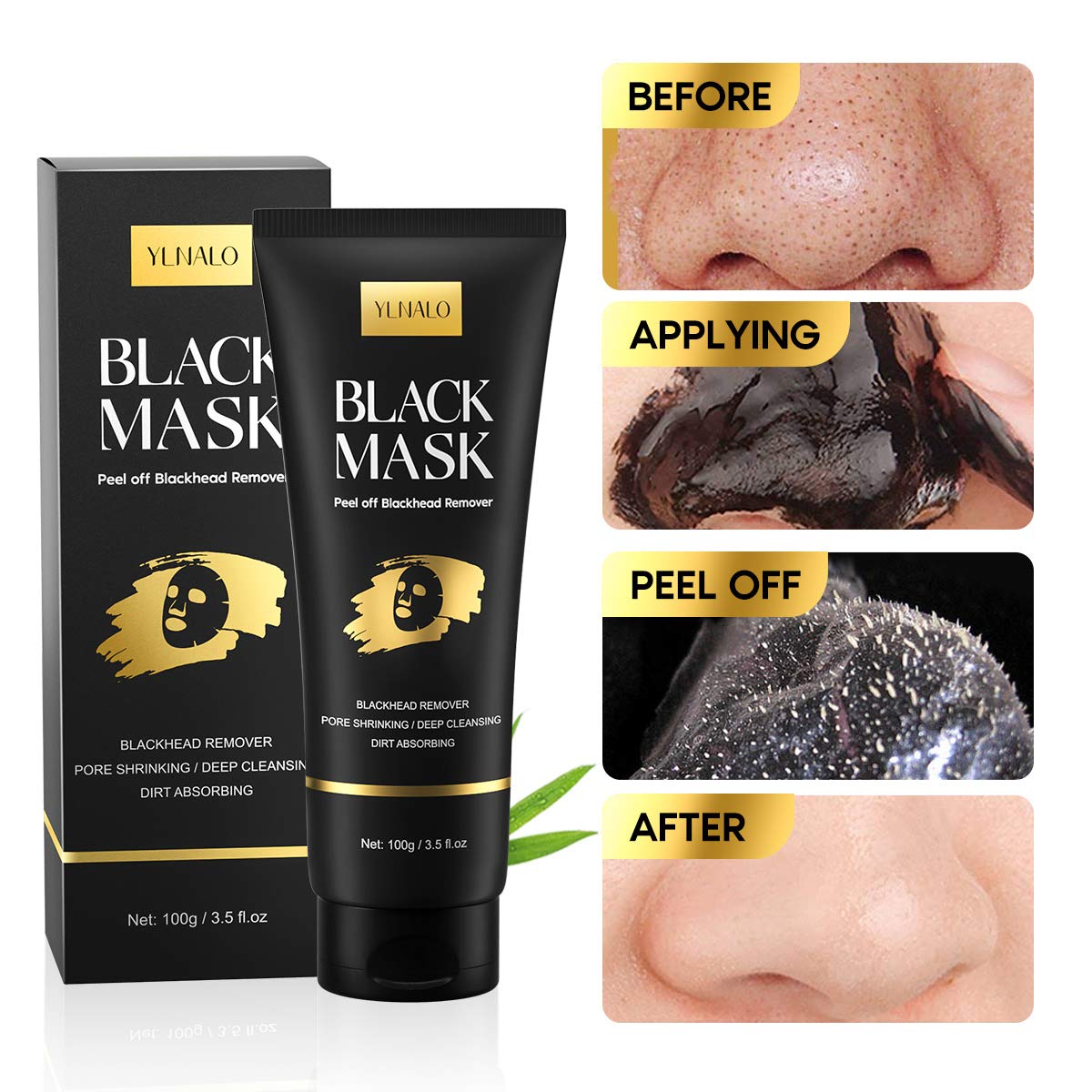 Charcoal Blackhead Peel-Off Mask & Pore Cleansing Kit