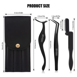 3-in-1 Lash Cluster Applicator & Precision Tweezer Tool