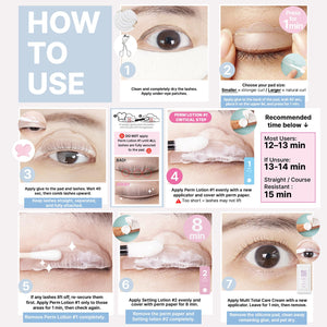 Korean Lash Lift & Eyebrow Lamination Kit for Home Use