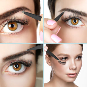 7-Piece Precision Eyebrow Grooming & Tweezer Tool Kit