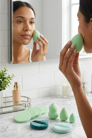 10-Piece Makeup Sponge & Blender Puff Set for Face Makeup