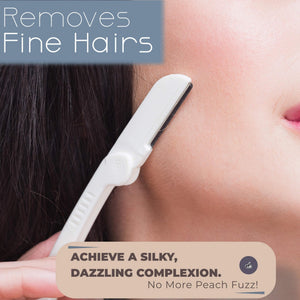Manual Facial Shaving Razor for Smooth Hair Removal