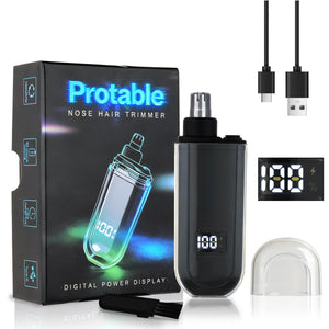 Rechargeable Nose, Ear & Facial Hair Trimmer for Men & Women