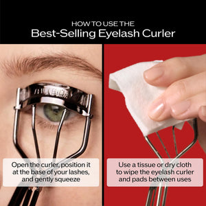 Professional Eyelash Curler with Replacement Pad