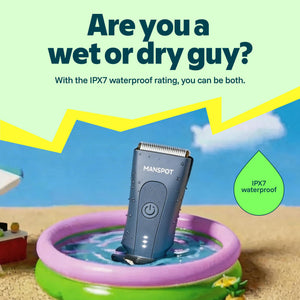 Men’s Groin & Body Hair Trimmer and Shaving Set