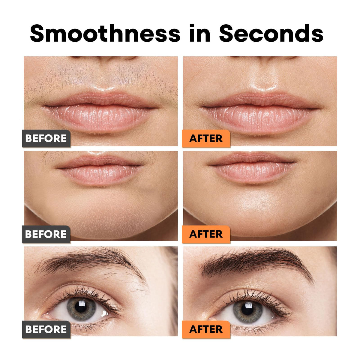 2-in-1 Rechargeable Eyebrow & Facial Hair Trimmer