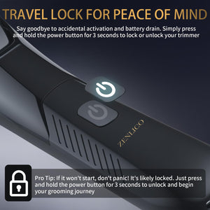 Rechargeable Body & Intimate Hair Trimmer for Men