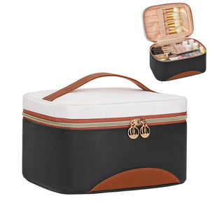 Large Capacity Portable Travel Makeup & Cosmetic Organizer Case
