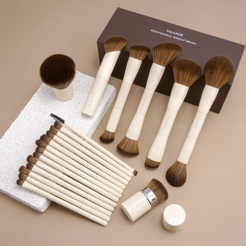 20-Piece Double-Ended Makeup Brush Set with Gift Box