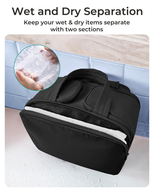 Puffy Travel Toiletry & Makeup Organizer Bag for Women