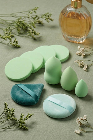 10-Piece Makeup Sponge & Blender Puff Set for Face Makeup