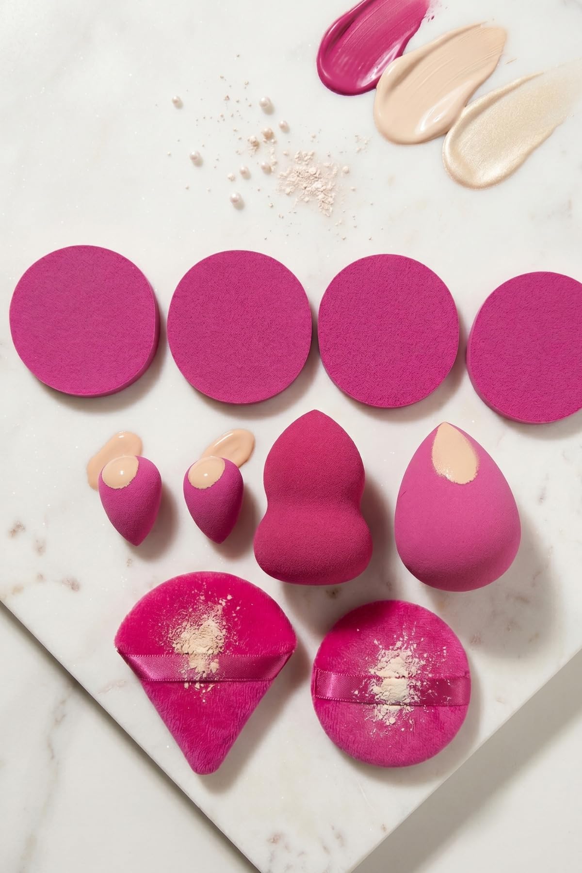10-Piece Makeup Sponge & Blender Puff Set for Face Makeup