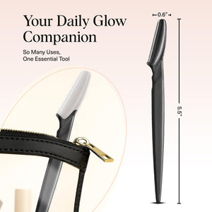 Dermaplaning Facial Razor & Eyebrow Trimmer for Women & Men