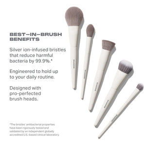 5-Piece Professional Face Makeup Brush Set for Smooth Finish