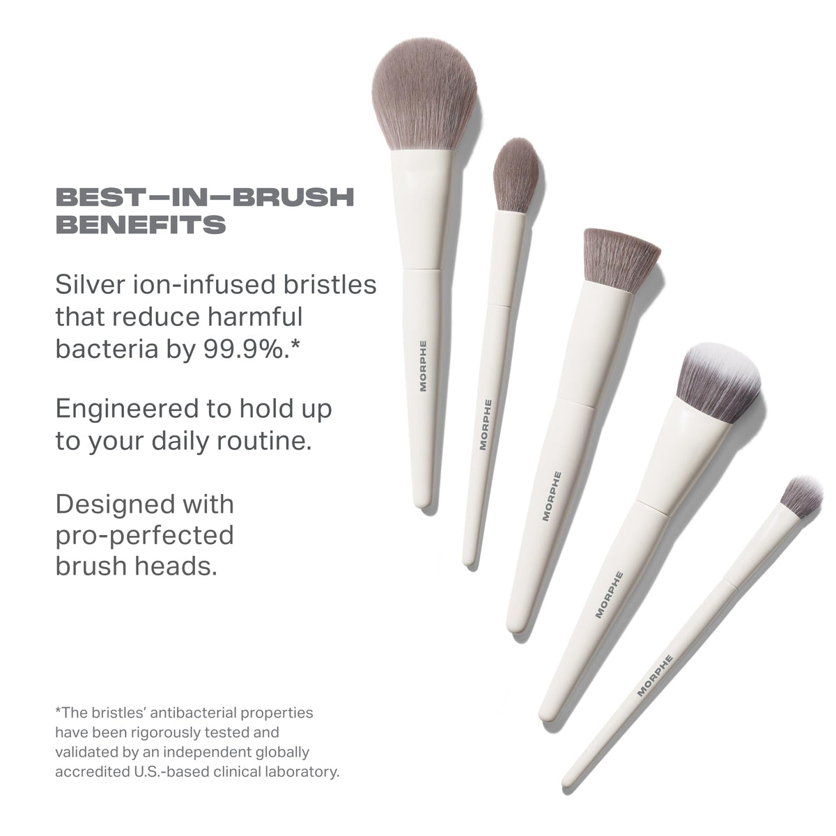 5-Piece Professional Face Makeup Brush Set for Smooth Finish