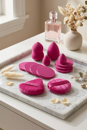 10-Piece Makeup Sponge & Blender Puff Set for Face Makeup