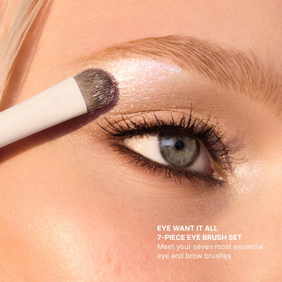 7-Piece Professional Eye Makeup Brush & Brow Tool Set