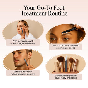 Dermaplaning Facial Razor & Eyebrow Trimmer for Women & Men