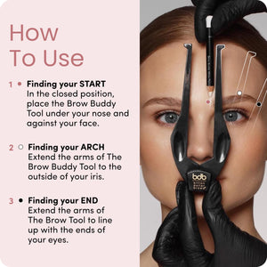 Symmetrical Eyebrow Shaping & Grooming Tool Kit