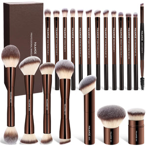 20-Piece Double-Ended Makeup Brush Set with Gift Box