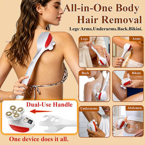 Long-Handle Back & Body Shaver for Men and Women
