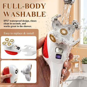 Long-Handle Back & Body Shaver for Men and Women
