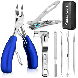 7-Piece Heavy-Duty Toenail Clipper Set for Thick Nails