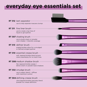 Professional Eye Makeup Brush Kit for Blending & Detail