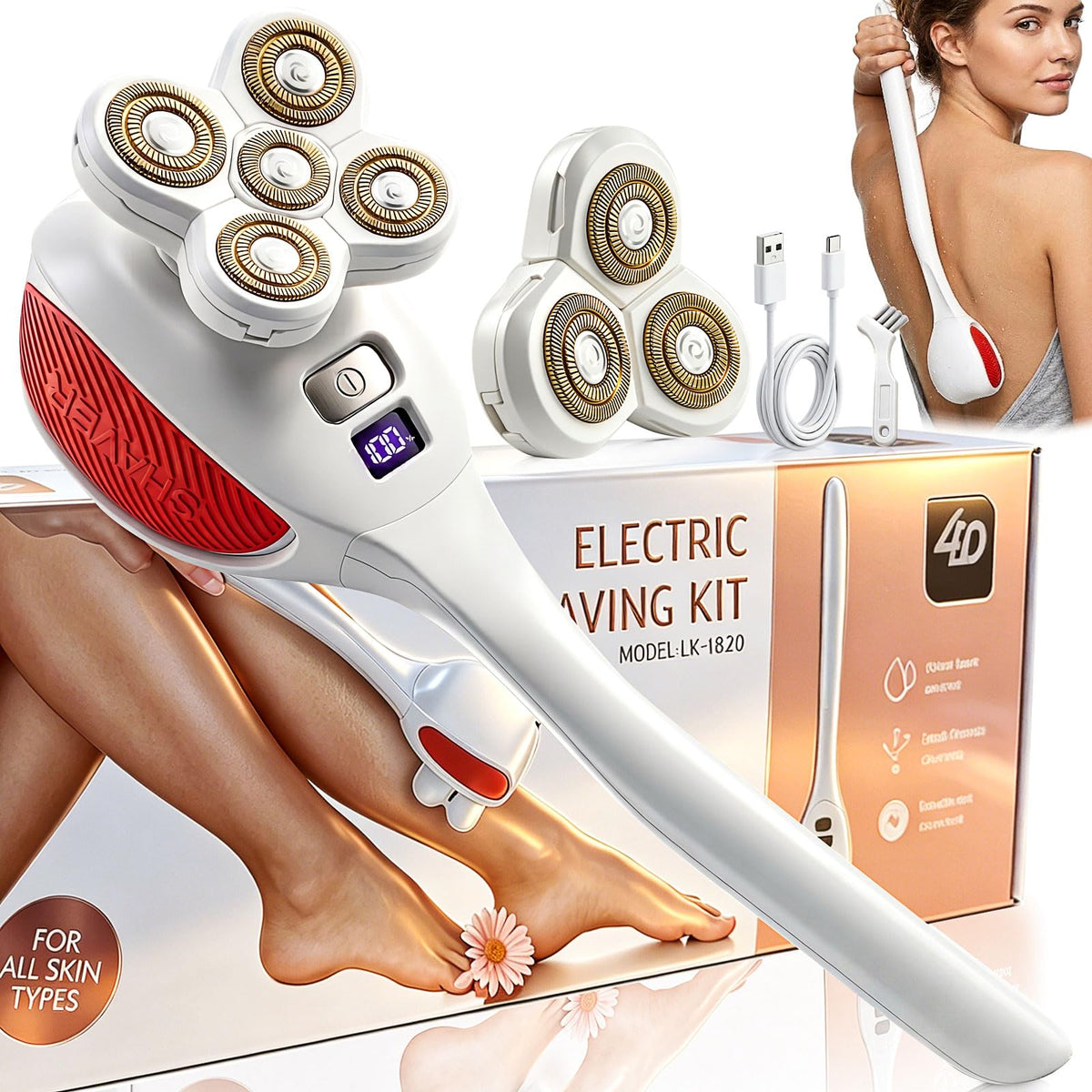Long-Handle Back & Body Shaver for Men and Women