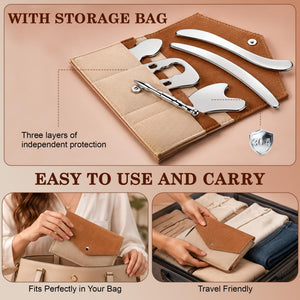 6-in-1 Stainless Steel Gua Sha & Muscle Scraper Tool Set