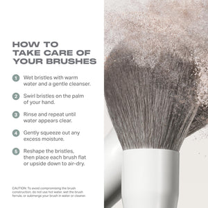 5-Piece Professional Face Makeup Brush Set for Smooth Finish