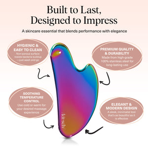 Stainless Steel Gua Sha Facial Massage & Sculpting Tool