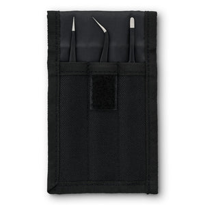 3-Piece Precision Tweezer Set with Fine, Angled & Blunt Tips